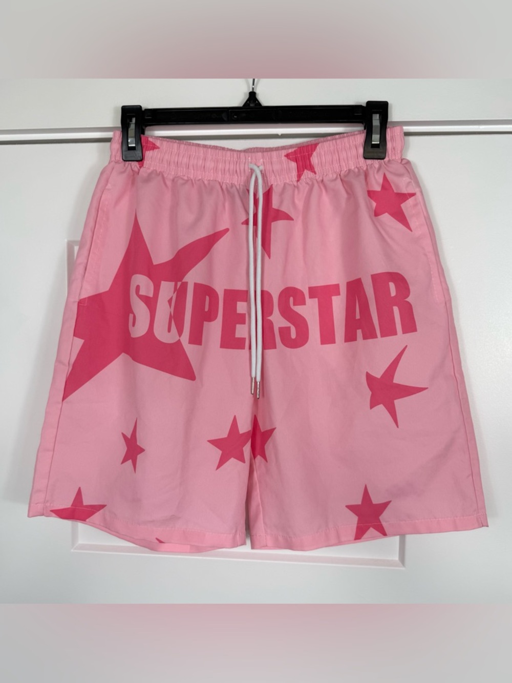 Romwe Superstar Basketball Gym Windbreaker Shorts Pink Women’s Size XS